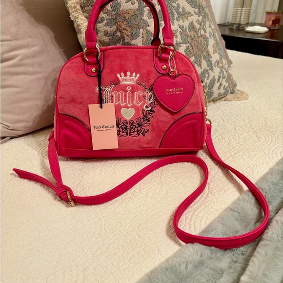 Juicy Couture Pink Heritage Bowler Handbag - Picture 5 of 5